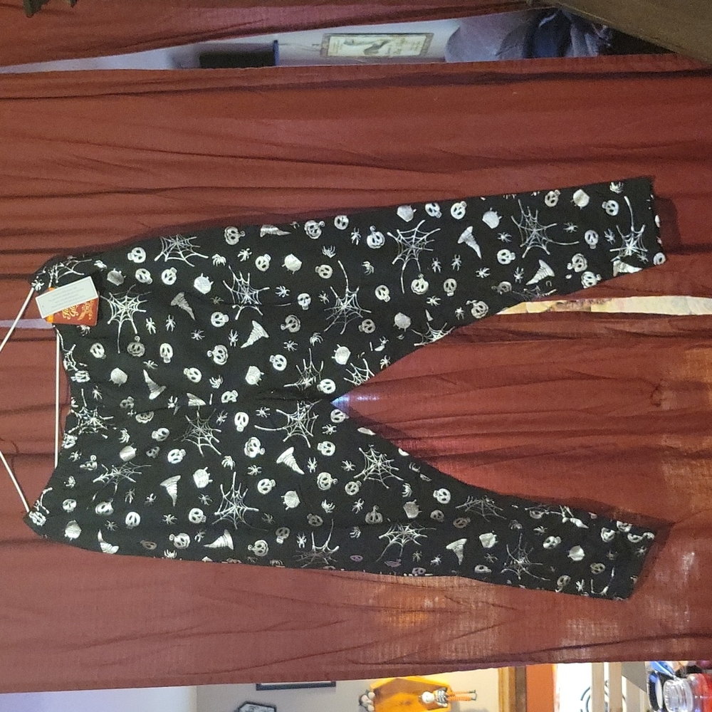 Faded Glory Halloween Leggings NWT